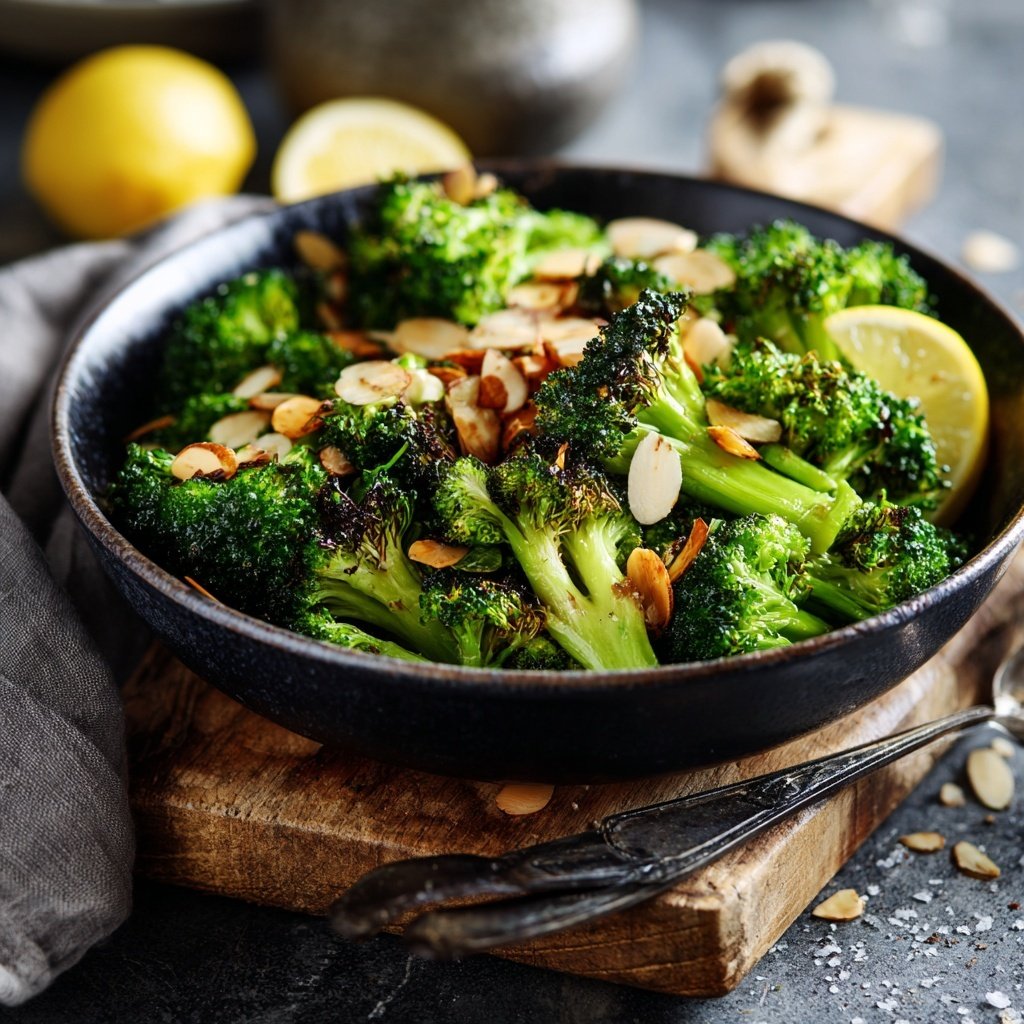 Brokkoli Mandel Pfanne