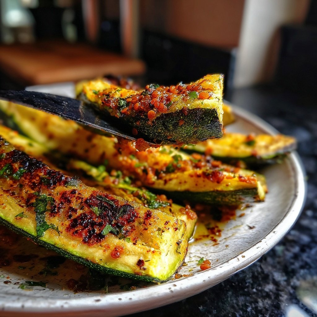 Gefüllte Zucchini mit Linsen