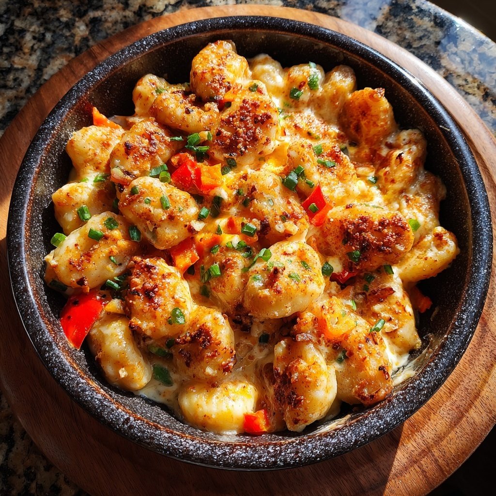 Gnocchi mit Paprika und Feta