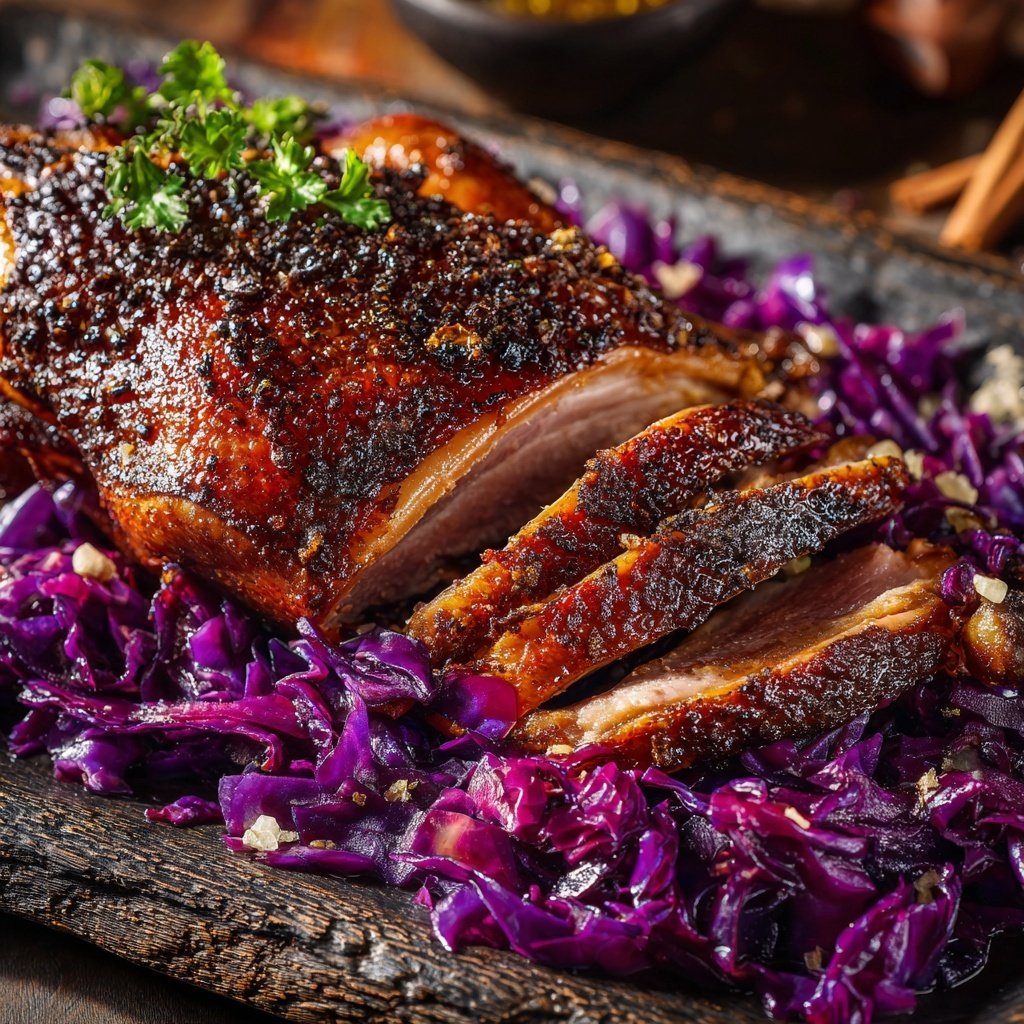 Saisonal & Festlich Weihnachtsgans mit Rotkohl