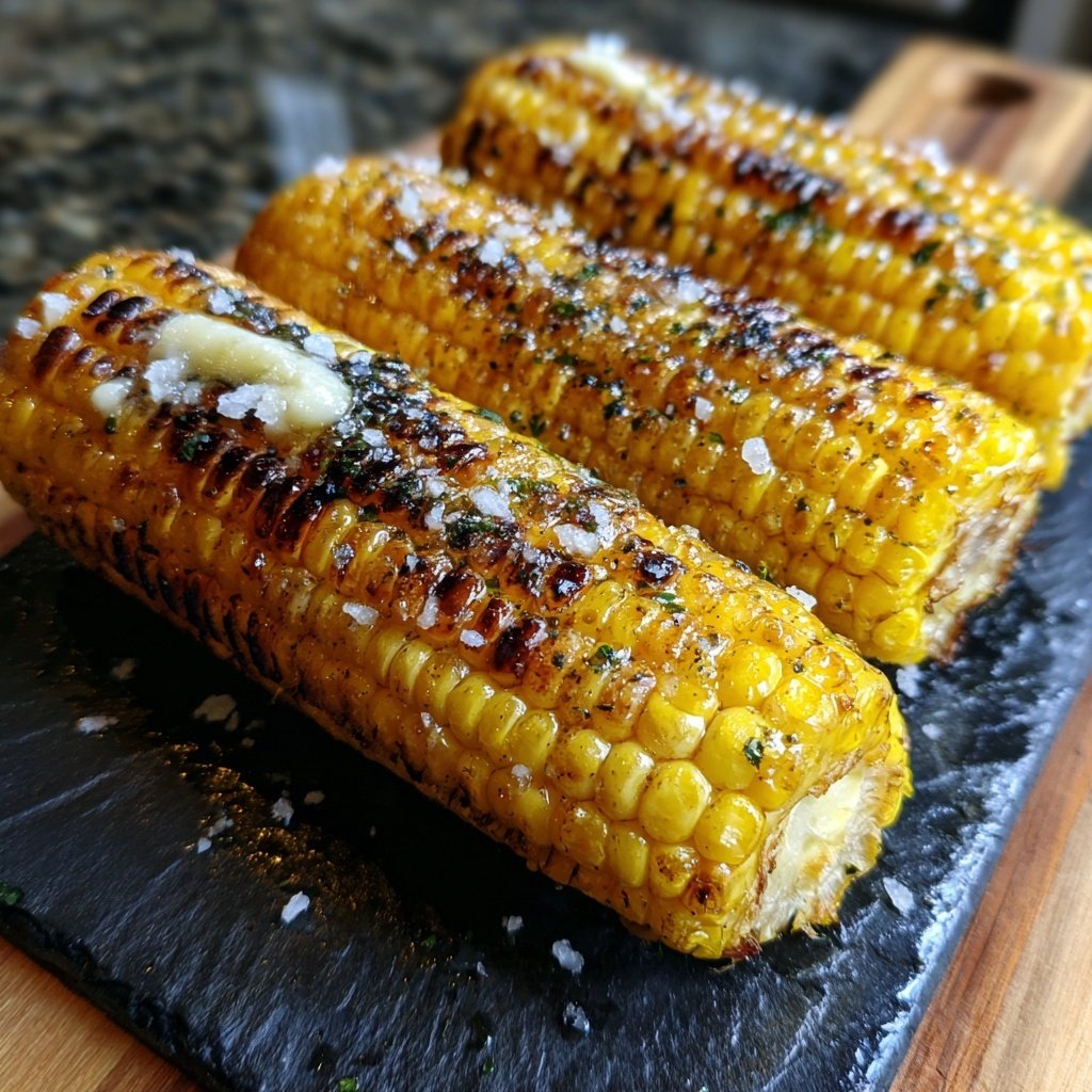 Gegrillte Maiskolben Mit Butter