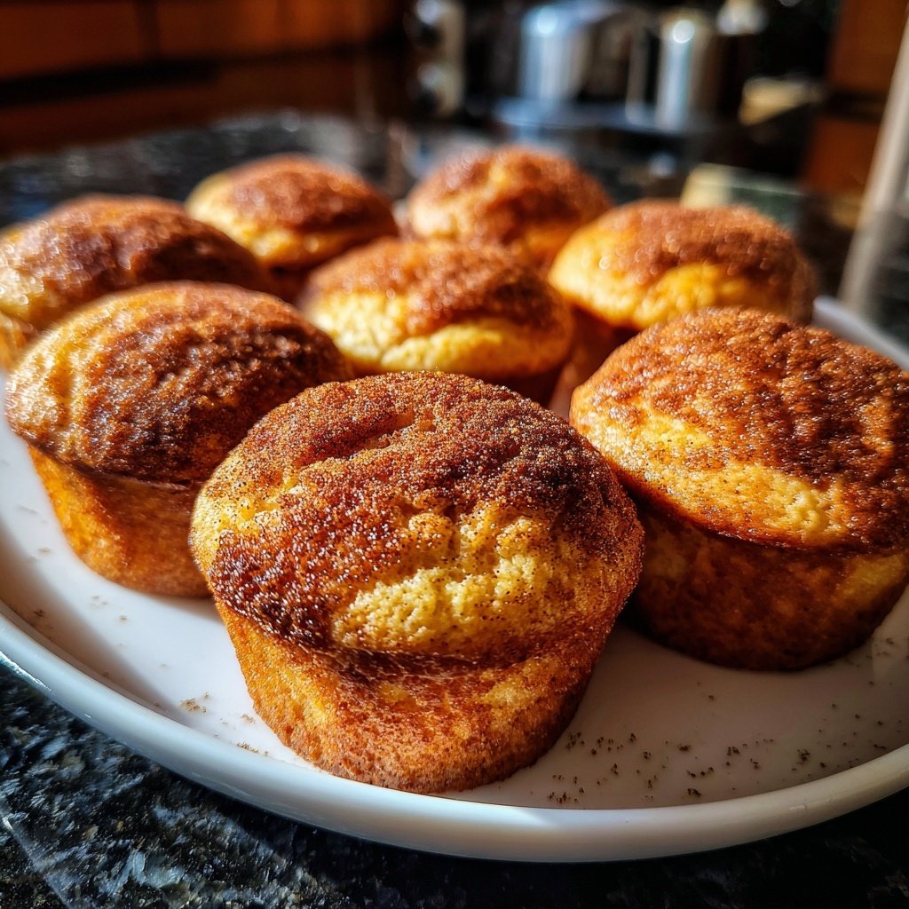 Muffins mit Zimtkruste