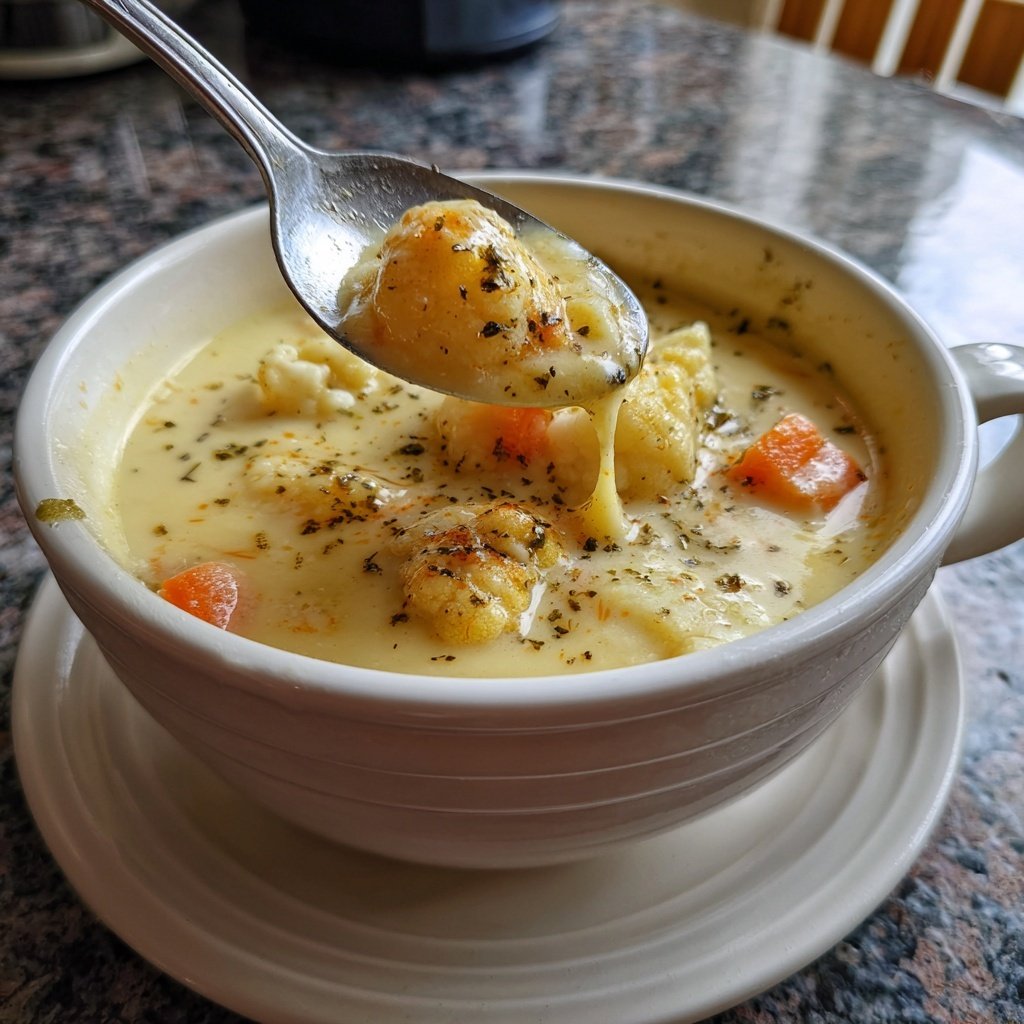 Blumenkohlsuppe mit Pastinaken