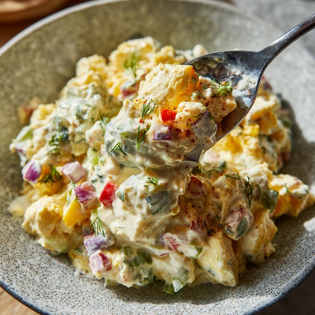 Schnell & Einfach 10-Minuten-Eiersalat mit Joghurt