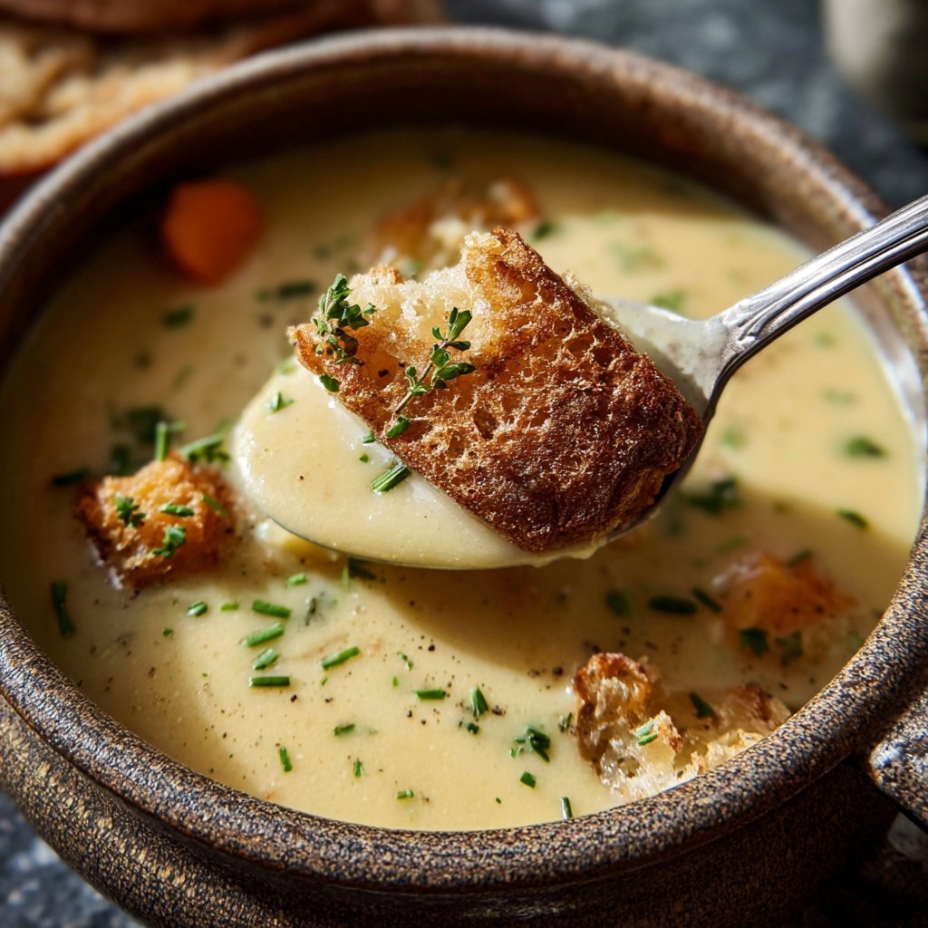 Blumenkohlsuppe mit Kartoffeln