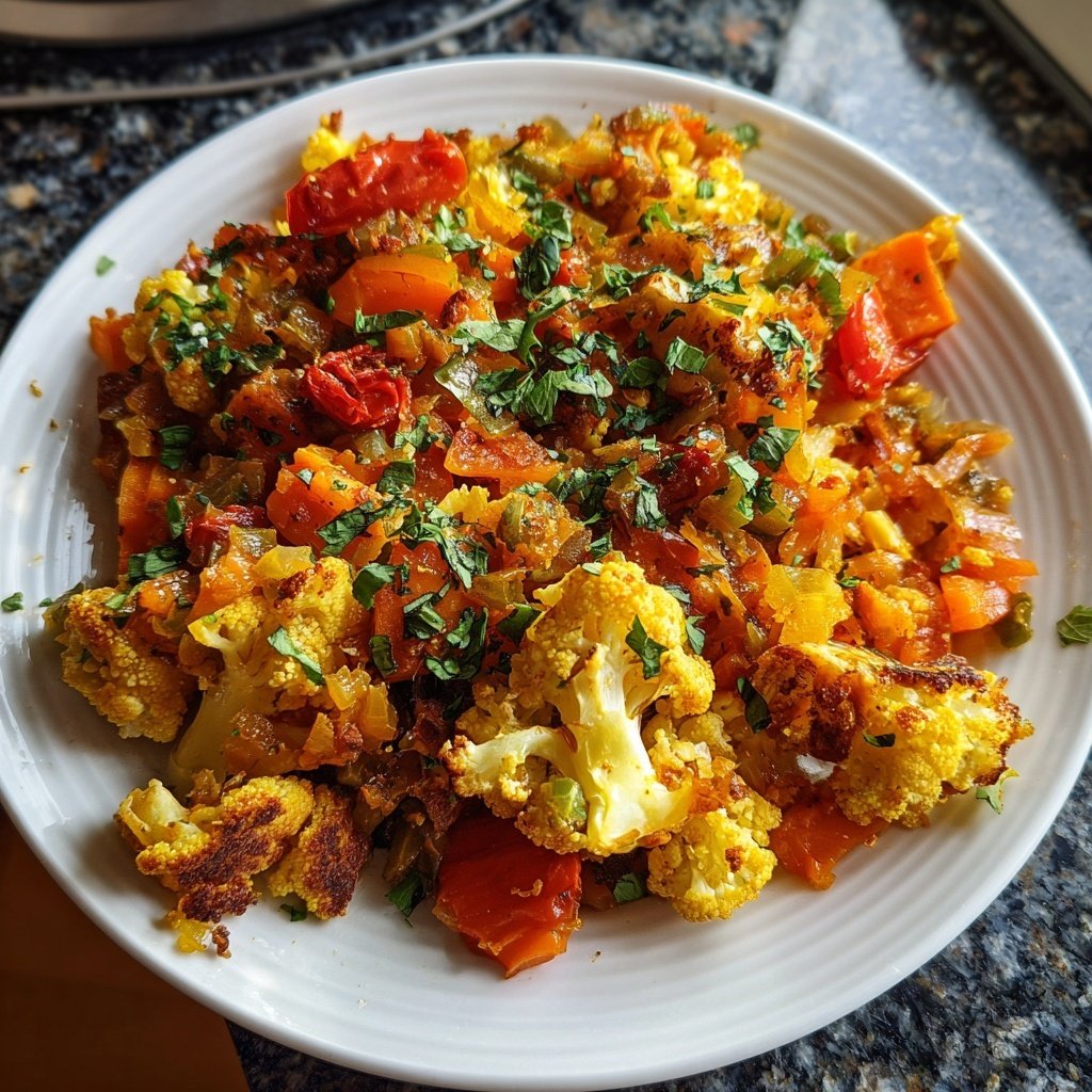 Blumenkohl Reis Pfanne